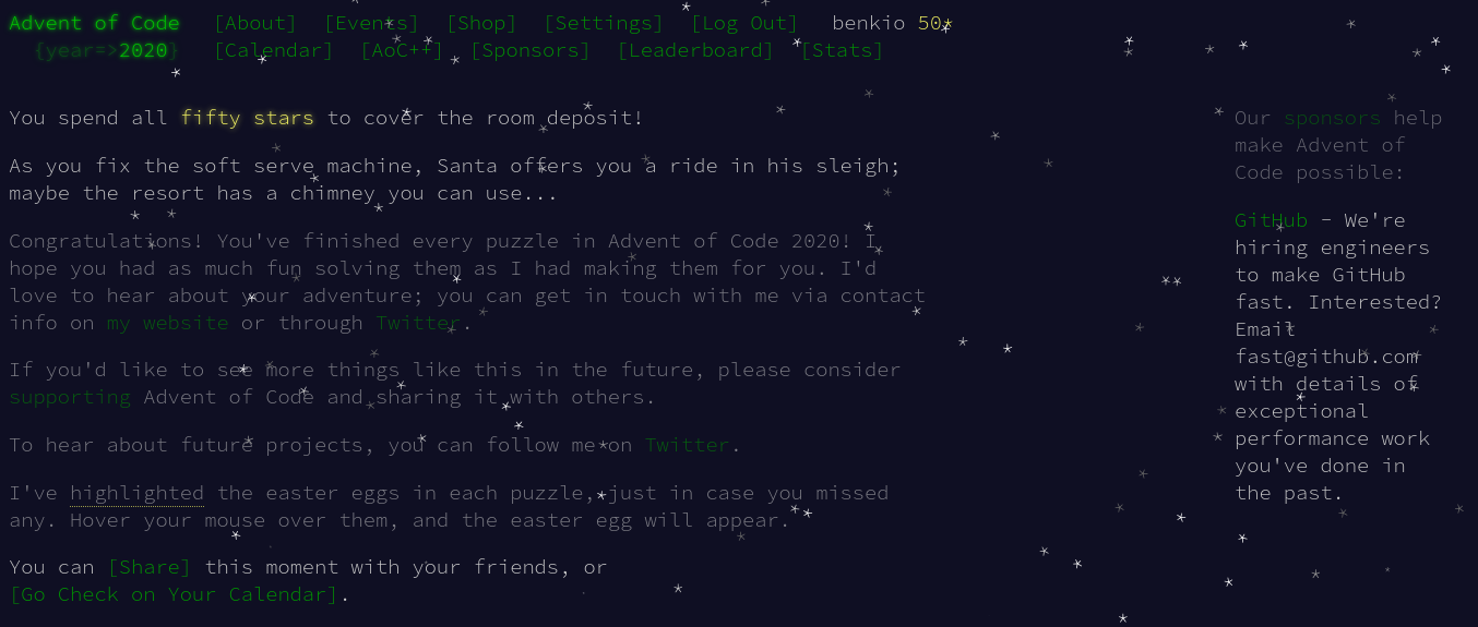 Advent Of Code 2020